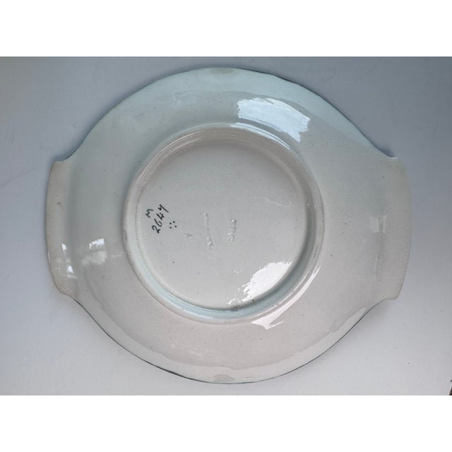 Wedgwood Wedgewood Majolica Plate With Strawberries and Bow For Sale - Image 4 of 6