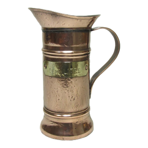 French Polished Copper Half Liter Jug