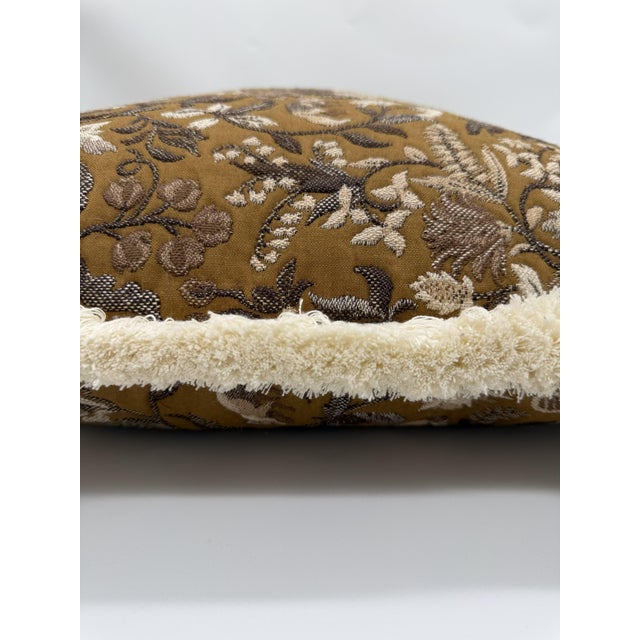 Zak+Fox Zak + Fox Tan Shinji Decorative Pillow Cover For Sale - Image 4 of 4