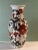Vintage Asian Floral Red, Green & White Decorative Vase For Sale - Image 12 of 13
