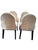 Hollywood Regency Ralph Lauren Suede Leather Carlyle Dining Chairs - Set of 4 For Sale - Image 3 of 12