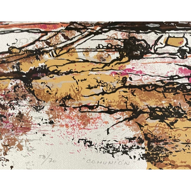 1970s Tanya Khon Comunión Serigraph For Sale - Image 4 of 6