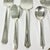 Early 20th Century Art Deco Hollywood Regency Silverplate Serving Utensils - Set of 6. For Sale - Image 9 of 14