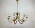 Mid-Century Modern Gilt Brass Chandelier from S.A. Boulanger in the style of Maison Bagues, 1970s For Sale - Image 3 of 11