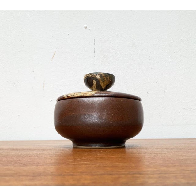 Mid-Century German Studio Pottery Bowl and Cover from Till Sudeck, 1960s For Sale - Image 11 of 18