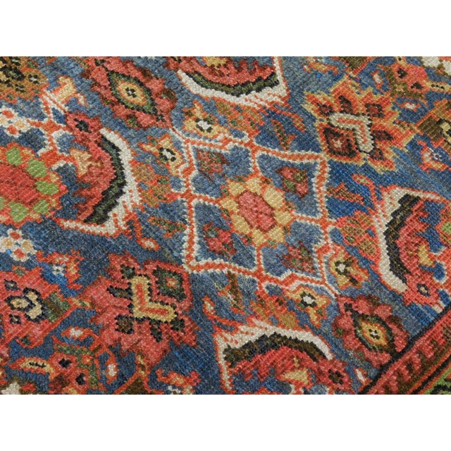 Textile Antique Persian Rug. 8'10"x 13' For Sale - Image 7 of 18
