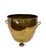 Victorian Antique 19th Century Hammered Brass Jardinière / Log Holder With Claw Feet For Sale - Image 3 of 12