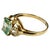 Modern 18k Gold Tourmaline and White Topaz Cocktail Ring For Sale - Image 3 of 8