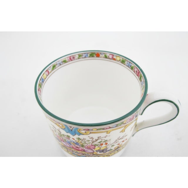 Wedgwood Colorful Floral St Austell China Demitasse Coffee Cup & Saucer Set For Sale - Image 13 of 17