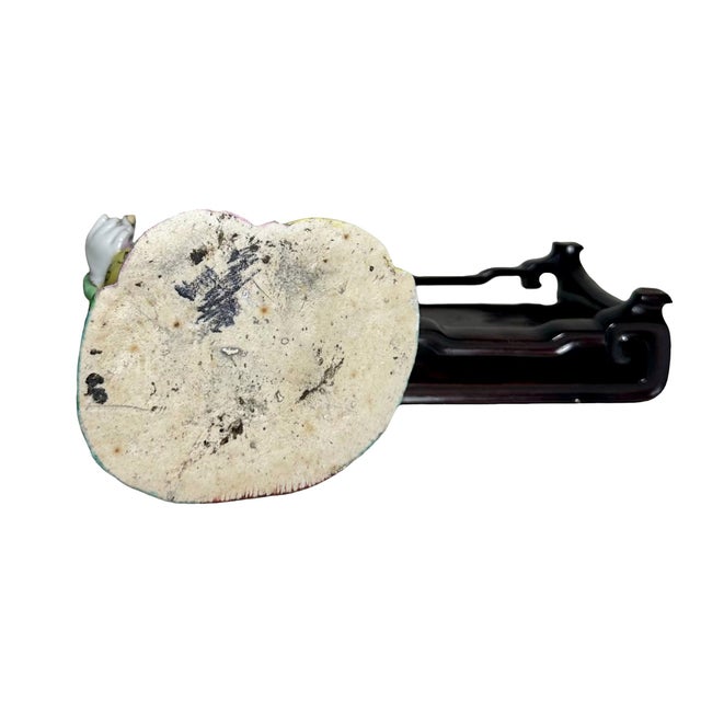 18th Century Famille Rose Statue For Sale - Image 10 of 11