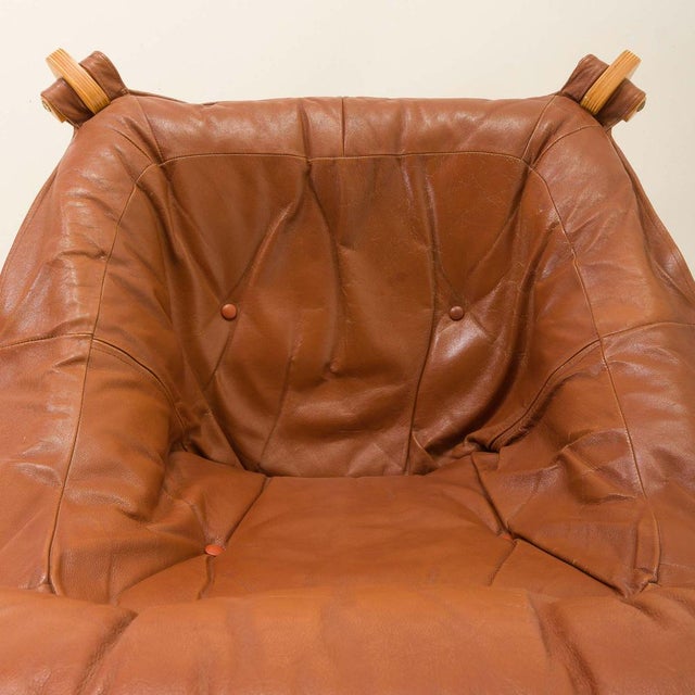 Luna Lounge Chair by Odd Knutsen for Hjellegjerde, Norway, 1970s For Sale - Image 16 of 18