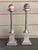 Silver Grand Tour Neoclassical Carved Water Giltwood Columns With Marble Spheres - A Pair For Sale - Image 8 of 9