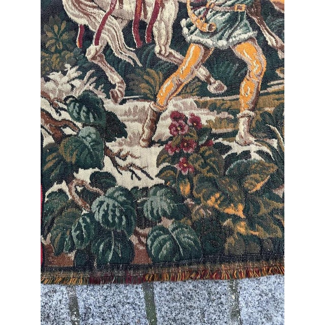 French Jacquard Tapestry in Aubusson Style, 1960s For Sale - Image 13 of 18