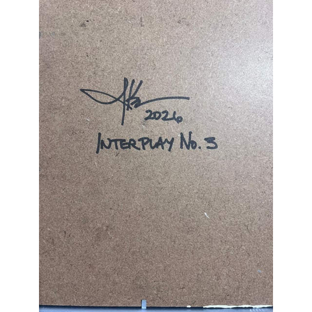 Blue Interplay No. 1 - Original Abstract Painting by J. Kent Martin For Sale - Image 8 of 10