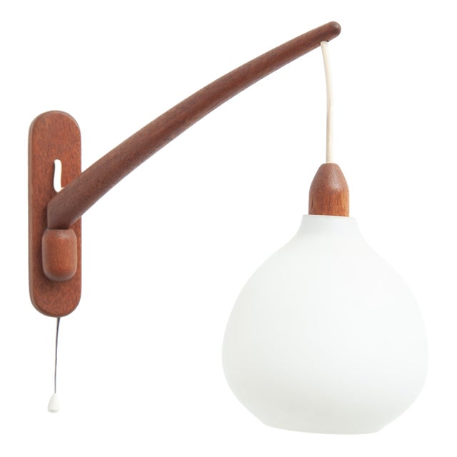 Wall Lamp by Uno & Östen Kristansson for Luxus, 1950s For Sale