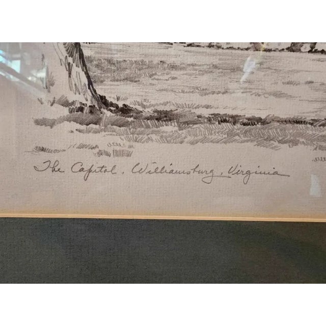 Williamsburg, Virginia Architecture (Set of 2) For Sale - Image 6 of 7