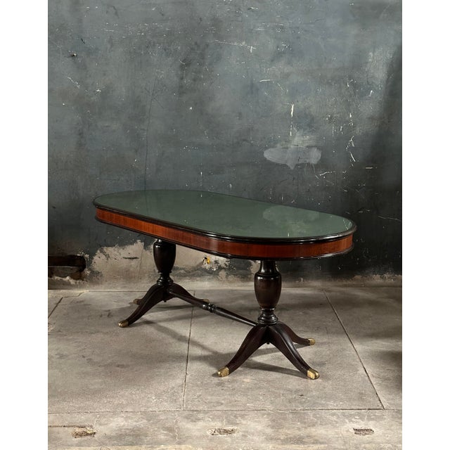 Italian Mid 20th Century Italian Dining Table by Vittorio Dassi For Sale - Image 3 of 10