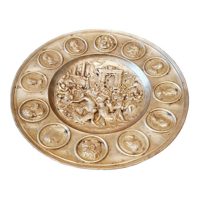 Antique Italian Grand Tour Bronze Classical Centerpiece For Sale