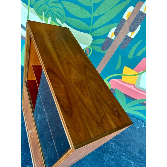 1950s Mid Century Modern German China Hutch Display Cabinet For Sale - Image 12 of 12