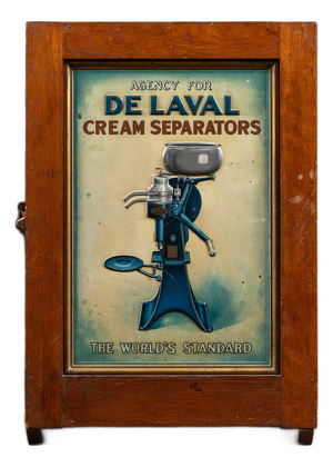Early 20th Century DeLaval Cream Separators Cabinet