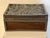 Late 20th Century Vintage Chinese Dragon Relief Wood & White Metal Decorative Trinket Box For Sale - Image 5 of 12