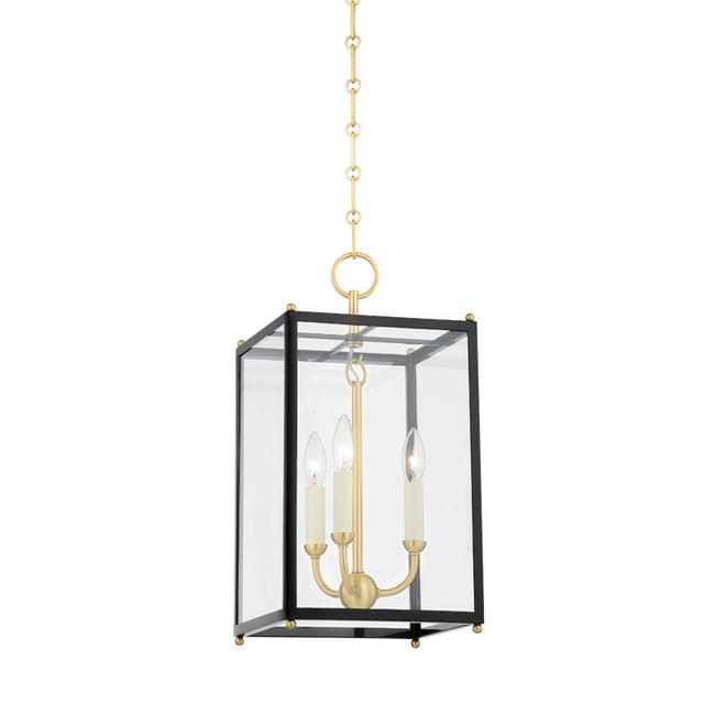 Bring a classic elegance to any space with this clean, traditional lantern. Details like the signature chain, curved...