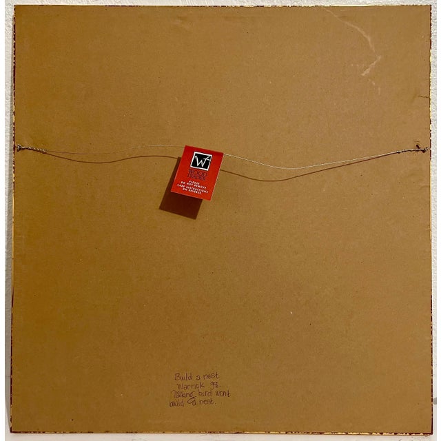 Cheryl Warrick, Abstract Acrylic Mix Media Painting Cheryl Warrick African American Woman Artist, 1998 For Sale - Image 4 of 4