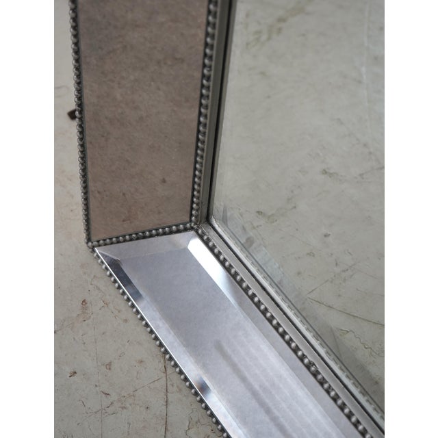 Traditional Large Venetian Rectangular Floor Standing Dressing Mirror For Sale - Image 3 of 9