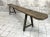 Wood Antique Bench in Oak, 1890s For Sale - Image 7 of 9