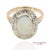 13k White and Yellow Gold Vintage Natural Diamond and Natural Opal Ring For Sale In New York - Image 6 of 12