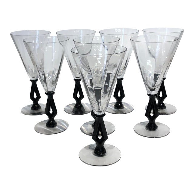 Art Deco 1940s Wine Glasses Chairish
