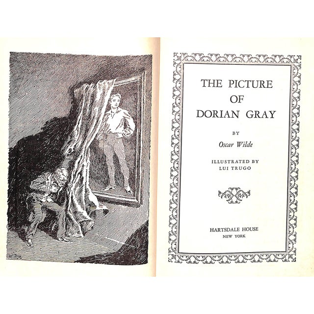 WILDE, Oscar [246] pp. Hartsdale House 1931 8 1/4" x 5 1/2" Illustrated by Lui Trugo In the wealthy and vain hedonist...