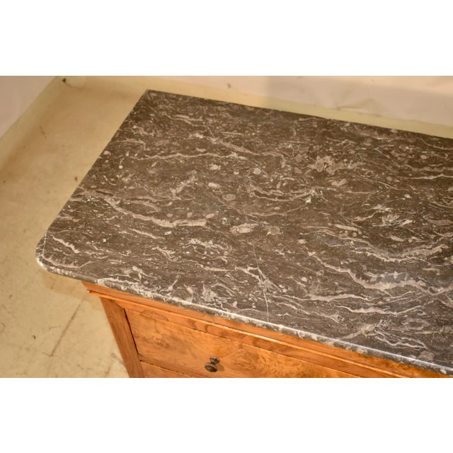 19th Century 19th Century Burl Ash Commode From France For Sale - Image 5 of 9