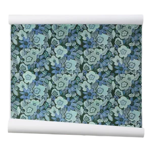 Boogie Oogie Oogie Teal Wallpaper
