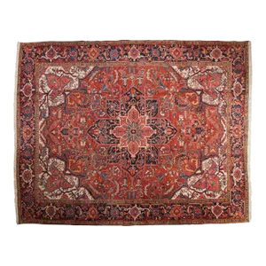 Vintage Heriz Carpet - 9'3" X 11'11"