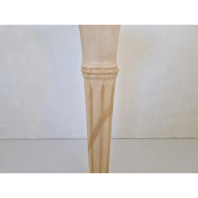 Alabaster Table Lamp, 1970s For Sale - Image 6 of 8