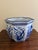 Maitland - Smith Blue & White Chinoiserie Porcelain Planter With Scalloped Form For Sale - Image 4 of 8