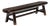 Chinese Double Moon Step Bench, C. 1850 For Sale