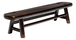 Chinese Double Moon Step Bench, C. 1850