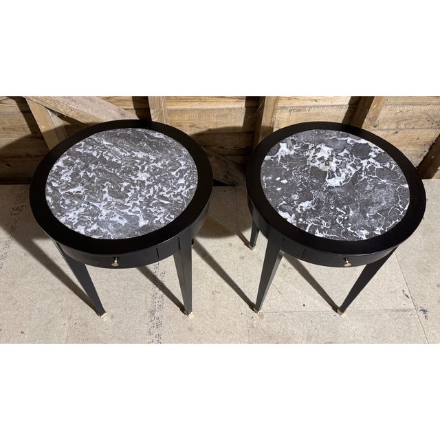 Louis XVI Small Tables, 1920s, Set of 2 For Sale - Image 9 of 13
