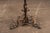 Brass Early 20th Century Monumental Gothic Revival Wrought Iron Floor Candelabra Lamp For Sale - Image 8 of 8