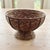 Wood Vintage 2pc Woven Baskets 21” XL Woven & Pedestal For Sale - Image 7 of 9