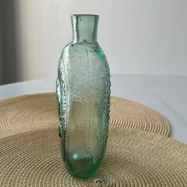 Glass Dyottville Glass Works Philadelphia General Taylor Ben Franklin Flask Bottle 19c For Sale - Image 7 of 13