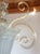 1960s White Murano Glass Neoclassical Lantern For Sale - Image 10 of 11