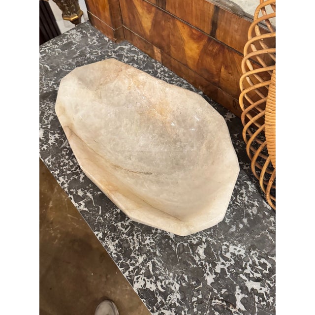 Early 21st Century Large South American Rock Crystal Bowl For Sale - Image 5 of 8