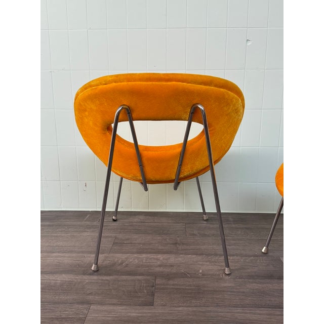 Metal Set of Kare Chair with Pouf, 1980s For Sale - Image 7 of 15