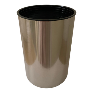 1990s Postmodern Stainless Steel Canister Uplight by LumiSource