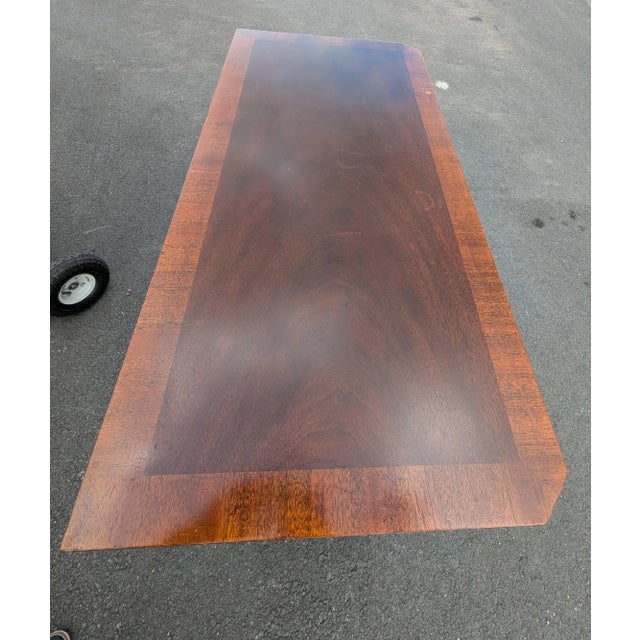 Brown Vintage Baker Furniture Georgian Style Mahogany Chest of Drawers For Sale - Image 8 of 9