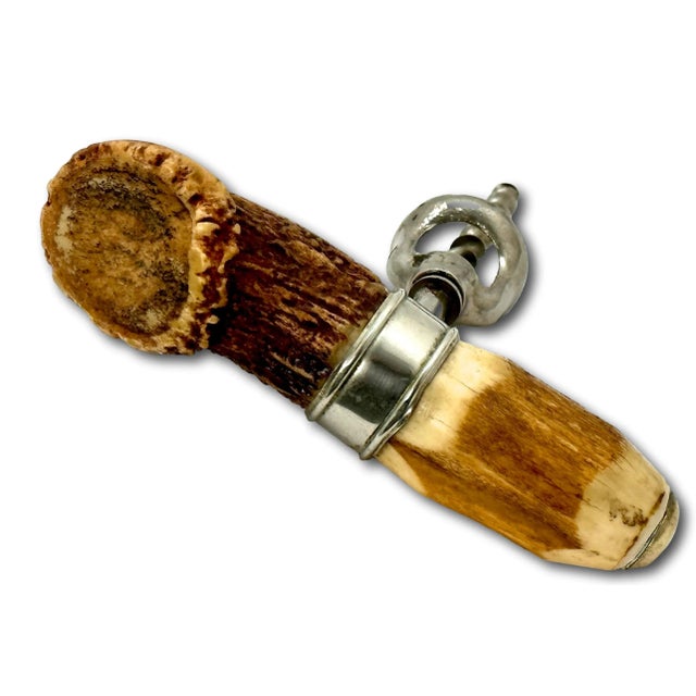 This Really is a Great Looking and Quite Unusual Antique Combination Wine Corkscrew & Bottle Opener. Circa Approx 1920s....