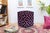 This chic, handmade ottoman is crafted from wood and upholstered with a hand-woven kilim wool rug. It serves as a multi-...